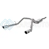 AFE 49-44111-P APOLLO GT SERIES 3 IN 409 SS CAT-BACK EXHAUST SYSTEM W/ POLISH TIP GM SIERRA 1500 09-18