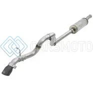 AFE 49-48065-1B MACH FORCE-XP 2.5IN 409SS CATBACK HIGH-TUCK EXHAUST 18-21 JEEP (JL) 3.6L 4-DOOR - BLACK TIP