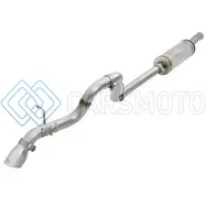 AFE 49-48065-1P MACH FORCE-XP 2.5IN CATBACK HIGH-TUCK EXHAUST 18-21 JEEP WRANGLER (JL)3.6L 4-DOOR - POLISHED TIP