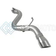 AFE 49-48070-1P MACH FORCE-XP AXLE-BACK EXHAUST SYSTEM W/POLISHED TIP 18-20 JEEP WRANGLER L4-2.0T / V6-3.6L