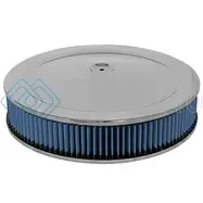 AFE 18-21401 MAGNUMFLOW AIR FILTERS ROUND RACING P5R A/F CHROME ASSY 14X3: BLK/BLUE