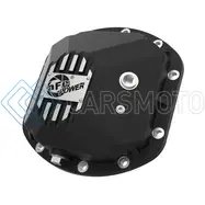 AFE 46-71130B STREET SERIES DANA 30FRONT DIFFERENTIAL COVER BLACK W/ MACHINED FINS 97-18 JEEP WRANGLER
