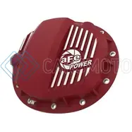 AFE 46-71140R PRO SERIES GMCH 9.5 REAR DIFF COVER RED W/ MACHINED FINS 19-20 GM SILVERADO/SIERRA 1500