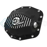AFE 46-71280B POWER 21-22 RAM 1500 TRX HEMI V8 6.2L (SC) PRO SERIES REAR DIFFERENTIAL COVER BLACK W/ MACHINED