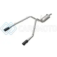 AFE 49-32083-B 09-18 RAM 1500 V8 5.7L HEMI GEMINI XV 3IN 304 SS CAT-BACK EXHAUST W/ BLACK TIPS