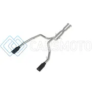 AFE 49-32087-B 2025 DODGE RAM 1500 VULCAN SERIES 304 STAINLESS STEEL CAT-BACK EXHAUST SYSTEM W/ BLACK TIP