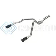 AFE 49-32088-B VULCAN SERIES CAT-BACK EXHAUST SYSTEM RAM 1500 2025 V6-3.0L (TT)- BLACK TIPS