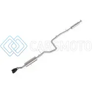 AFE 49-33134-B TAKEDA SERIES 2 1/2IN 304 SS CAT-BACK 14-19 FORD FIESTA L4-1.6L W/BLACK TIP