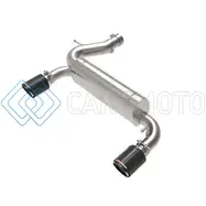 AFE 49-33137-C VULCAN 3IN 304 SS AXLE-BACK EXHAUST 2021 FORD BRONCO L4-2.3L (T)/V6-2.7L (TT) W/ CARBON TIPS