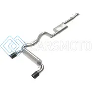 AFE 49-33138-C 2021+ FORD BRONCO L4-2.3L (T) / V6-2.7L (TT) VULCAN 3IN. TO 2.5IN. SS CAT-BACK - CARBON