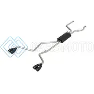 AFE 49-33139-B MACH FORCE-XP 2.5IN. 304 SS C/B EXHAUST 20-21 FORD EXPLORER V6-3.0L - BLACK TIP