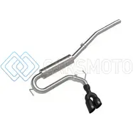 AFE 49-33144-B REBEL SERIES 2.5IN 409 SS CAT-BACK EXHAUST W/ BLACK TIP 2022 FORD MAVERICK