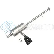 AFE 49-34142-B 23-24 L4 GM COLORADO/CANYON REBEL SERIES 3 IN 304 STAINLESS STEEL CAT-BACK SYSTEM W/BLACK TIP