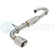 AFE 49-36025-P 11-16 SCION TC L4-2.5L 304SS 2-1/4IN TO 2-1/2IN AXLE-BACK TAKEDA EXHAUST W/ POLISHED TIP