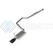 AFE 49-36052-B POWER TAKEDA 12-16 SUBARU IMPREZA 2.0L 2.5IN 304SS CB EXHAUST W/ BLACK TIPS