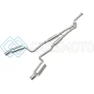 AFE 49-36059-P POWER TAKEDA 16-17 LEXUS IS200T L4-2.0L (T) 2.5IN-3IN 304 SS CB EXHAUST W/POLISH TIP