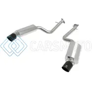 AFE 49-36060-B TAKEDA 14-22 LEXUS IS350 V6 2.5IN. 304 STAINLESS STEEL AXLE-BACK EXHAUST SYSTEM W/ BLACK TIP