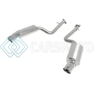 AFE 49-36060-P LEXUS IS350 14-22 V6-3.5L TAKEDA AXLE-BACK EXHAUST SYSTEM- POLISHED TIP