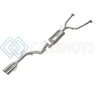 AFE 49-36068-P 23-24 TOYOTA SEQUOIA V6 3.4L VULCAN SERIES 2-1/2IN TO 3IN 304 SS CAT-BACK EXHAUST W/POLISHED TIP