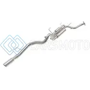 AFE 49-36076-P 24-25 TOYOTA LAND CRUISER 2-1/2IN TO 3IN 304 SS CAT-BACK EXHAUST SYSTEM W/ POLISHED TIP