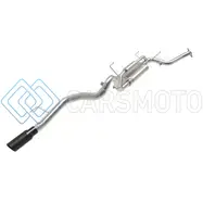 AFE 49-36080-B 2025 TOYOTA 4-RUNNER 2.5IN TO 3IN SS-304 CAT-BACK EXHAUST W/ BLACK TIP