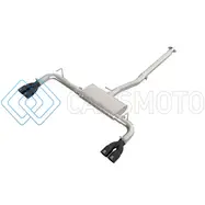 AFE 49-36084-B 22-25 LEXUS NX250 2.5L SS-304 CAT-BACK EXHAUST W/ BLACK TIPS