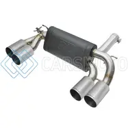 AFE 49-36333-P MACHFORCE XP 3IN - 2 1/2IN AXLE BACK 304SS EXHAUST W/ POLISHED TIPS 16-17 BMW M2 (F87)