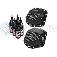 AFE 46-7101AB PRO SERIES FRONT/REAR DIFF COVER KIT W/ OIL 2018+ JEEP WRANGLER (JL) 2018 3.6L (DANA M186/M220)