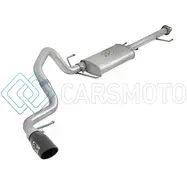 AFE 49-06039-B SCORPION 2-1/2IN ALUMINIZED STEEL CAT-BACK EXHAUST W/ BLACK TIPS 07-17 TOYOTA FJ CRUISER V6 4.0L