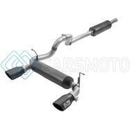 AFE 49-38066-B REBEL SERIES 2.5IN 304 SS CAT-BACK EXHAUST W/ BLACK TIPS 2018+ JEEP WRANGLER (JL) V6 3.6L
