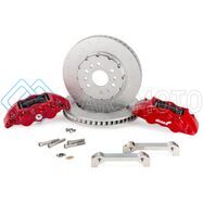 ALCON BKF1559AX75 2021+ RAM TRX 376X42MM ROTORS 6-PISTON CALIPERS FRONT BRAKE UPGRADE KIT - RED