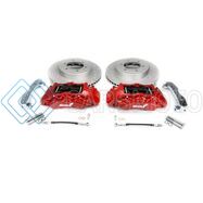 ALCON BKF1551G58 2016+ TOYOTA TACOMA W/ 17IN+ WHEELS 352X30MM ROTORS 6-PISTON CALIPERS FRONT BRAKE KIT - RED