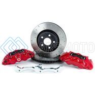 ALCON BKF1551K06 2018+ JEEP JL 350X32MM ROTORS 6-PISTON RED CALIPERS FRONT BRAKE UPGRADE KIT