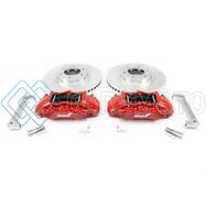 ALCON BKF1551K61 2019+ FORD RANGER/2020+ BRONCO 2.3L 350X34MM ROTORS 6-PISTON CALIPERS FRONT BRAKE KIT - RED
