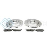 ALCON BKR3430X1227 19-20 RAPTOR/ 18-20 F-150 PAD & ROTOR KIT (USE WITH STOCK CALIPERS) W/ ELECT PARK BRAKE - REAR