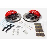 ALCON BKR6959B06 2009+ NISSAN GT-R R35 380X33MM ROTOR 4 PISTON CALIPER RC4 REAR AXLE KIT - RED