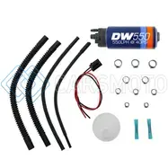 DEATSCHWERKS 9-551-0500 DW550 SERIES 550LPH IN-TANK FUEL PUMP W /UNIVERSAL INSTALL KIT