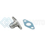 TURBOSMART TS-199-3009 50.8MM 10AN OIL DRAIN - SILVER