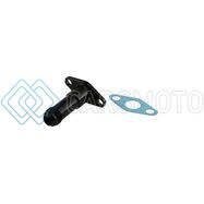 TURBOSMART TS-199-3012 50.8MM 10AN 75MM EXTENDED OIL DRAIN - BLACK