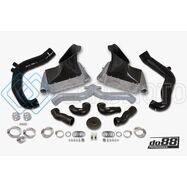DO88 BIG-130SI-169 10-12 PORSCHE 911 TURBO/TURBO S (997.2) BIGPACK INTERCOOLER KIT W/SILVER PIPE + INLETS