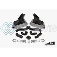DO88 BIG-130SV 10-12 PORSCHE 911 TURBO/TURBO S (997.2) BIGPACK INTERCOOLER KIT W/BLACK PIPE