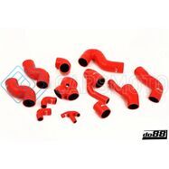 DO88 DO88-KIT109R 99-02 AUDI S4/A6 2.7L BITURBO (AGB/AJK/AZA) PRESSURE HOSES - RED