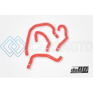 DO88 DO88-KIT188R AUDI/SEAT/VOLKSWAGEN 2.0T (MQB) REMOTE RADIATOR COOLANT HOSES (LEFT) - RED