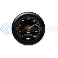 INNOVATE 3859 MTX ANALOG OIL PRESSURE GAUGE 0-120PSI - BLACK DIAL