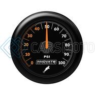 INNOVATE 3863 MTX ANALOG FUEL PRESSURE 0-100PSI GAUGE KIT - BLACK DIAL