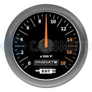 INNOVATE 3865 MTX ANALOG EXHAUST GAS TEMPERATURE GAUGE KIT - BLACK DIAL