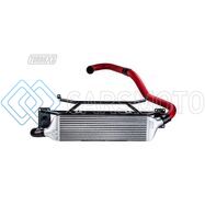 TURBO XS W15-FMIC-RED FMIC FOR 15-16 SUBARU WRX - WRINKLE RED PIPES
