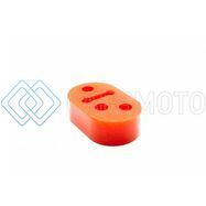 TURBO XS WS-PB-01-RED UNIVERSAL 12MM TWO POSITION POLYURETHANE EXHAUST HANGER - RED