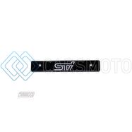 TURBO XS WS08-LPD-BLK-STI 08-14 SUBARU WRX/STI BILLET ALUMINUM LICENSE PLATE DELETE BLACK MACHINED STI LOGO