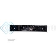 TURBO XS WS15-LPD-BLK-STI 15-17 SUBARU WRX/STI BILLET ALUMINUM LICENSE PLATE DELETE BLACK MACHINED STI LOGO